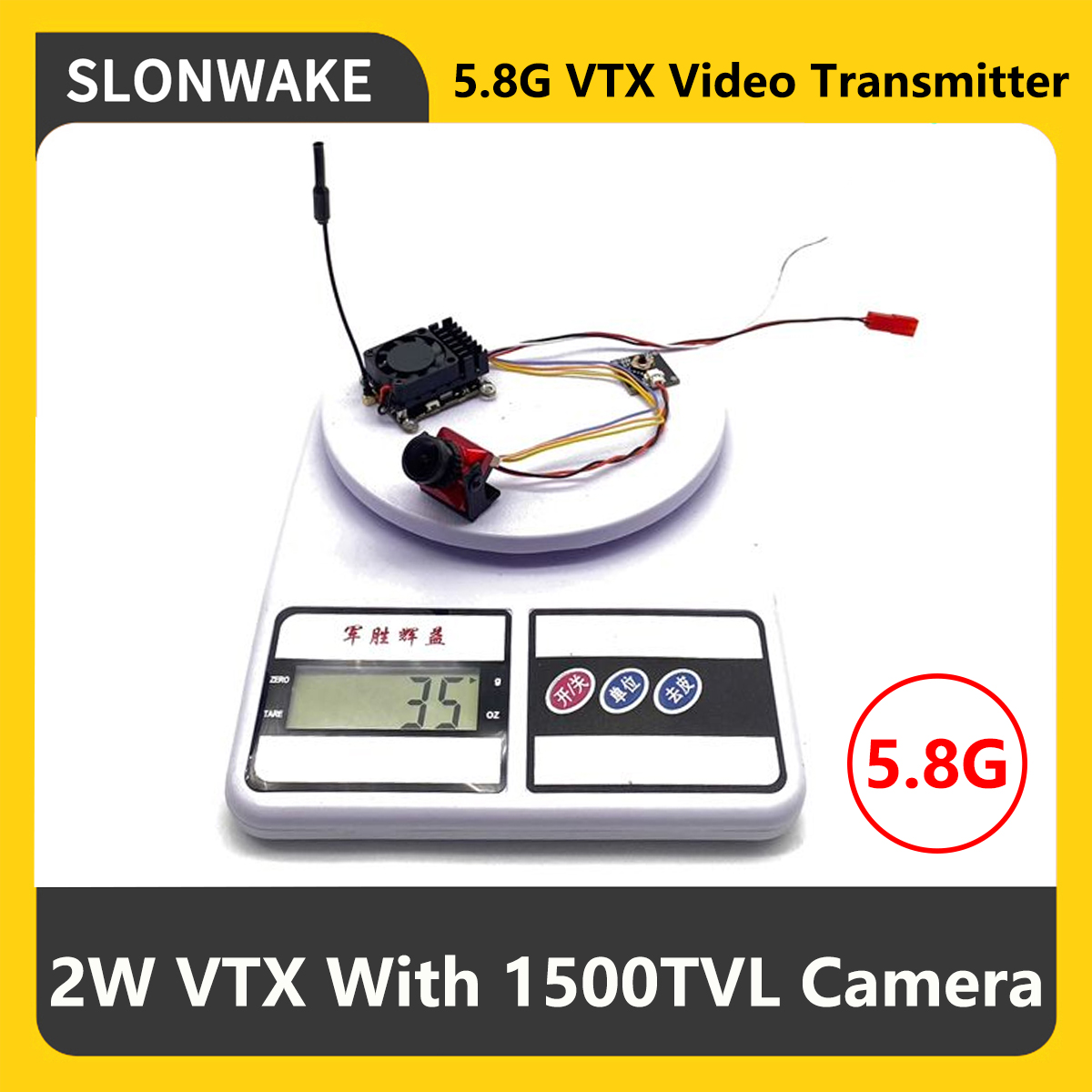 SLONWAKE 5.8G 2000mW FPV VTX T - Fpv Drone Frame 评论和价格